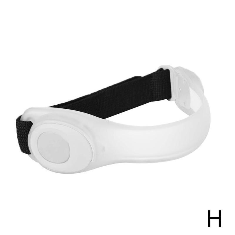 Nacht fietsen hardlopen led licht armband 8 kleuren reflecterende veiligheidsband sportband waarschuwingsarm outdoor veiligheidsband reflecterend  b2 n 8: Veelkleurig