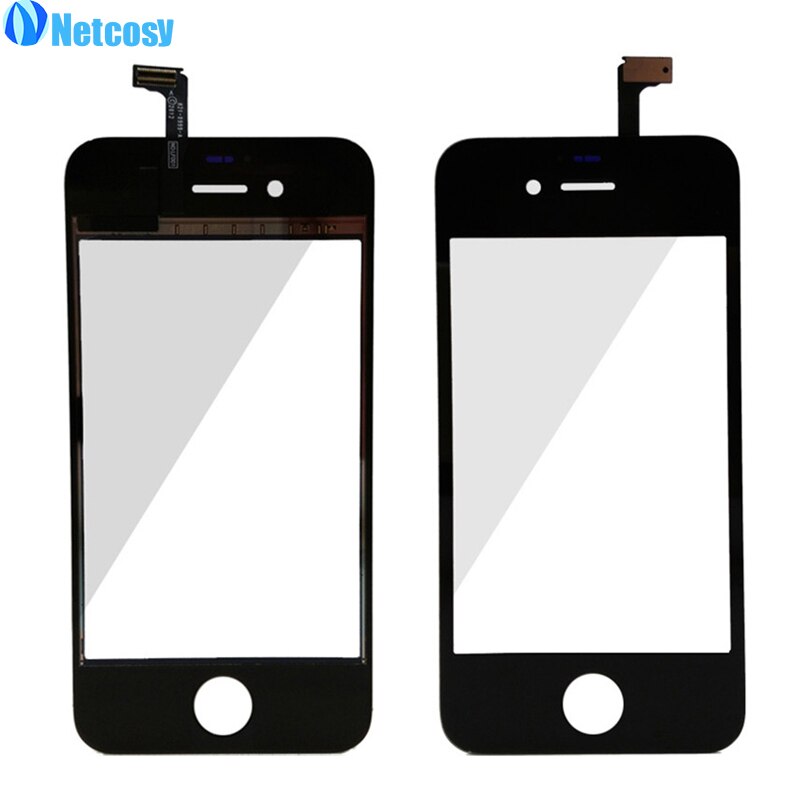 Netcosy Voor iphone 4/4s Touchscreen touch screen digitizer glas lens sensor Vervanging Reparatie Deel voor iphone 4 4s touch panel