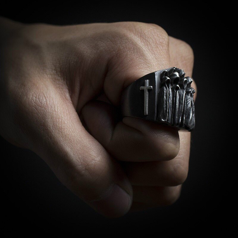 ghost punk rock style unique 316L stainless steel dance party birthday party