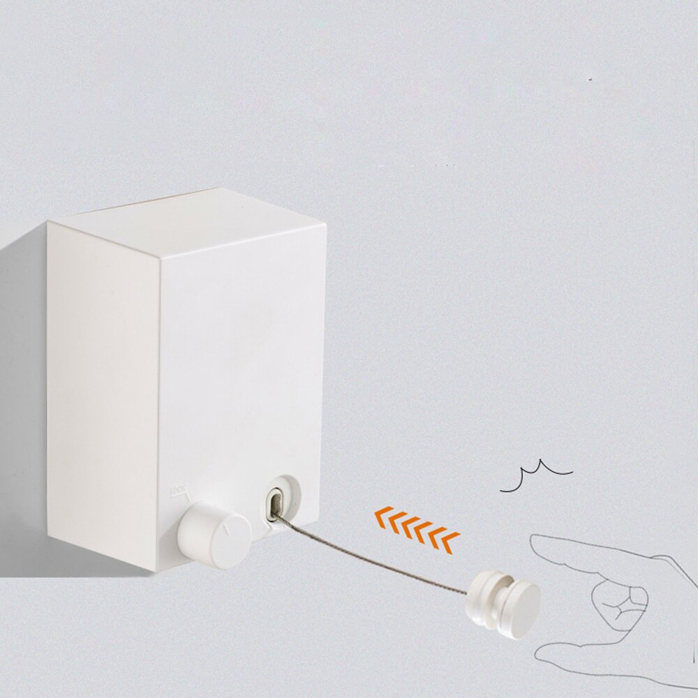 ADOREHOUSE-tendedero retráctil para colgar en la pared, colgador de ropa para interior, suministros de almacenamiento de ropa para el hogar
