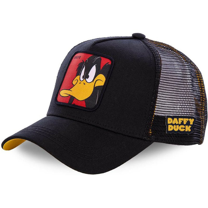 DAFFY COYOTE-gorra de béisbol con de conejo para hombre y mujer, gorro de béisbol con estampado de dibujos animados, Snapback TAZ ROAD, triangulación de envíos: DAFFY Black