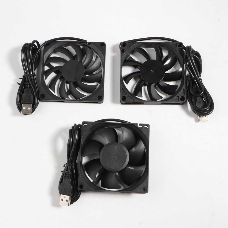 CPDD 80 mm bürstenloser USB-Lüfter DC 5 V leiser Lüfter 8010 8015 8025 Mini-Computerlüfter für die Serie kleiner Geräte