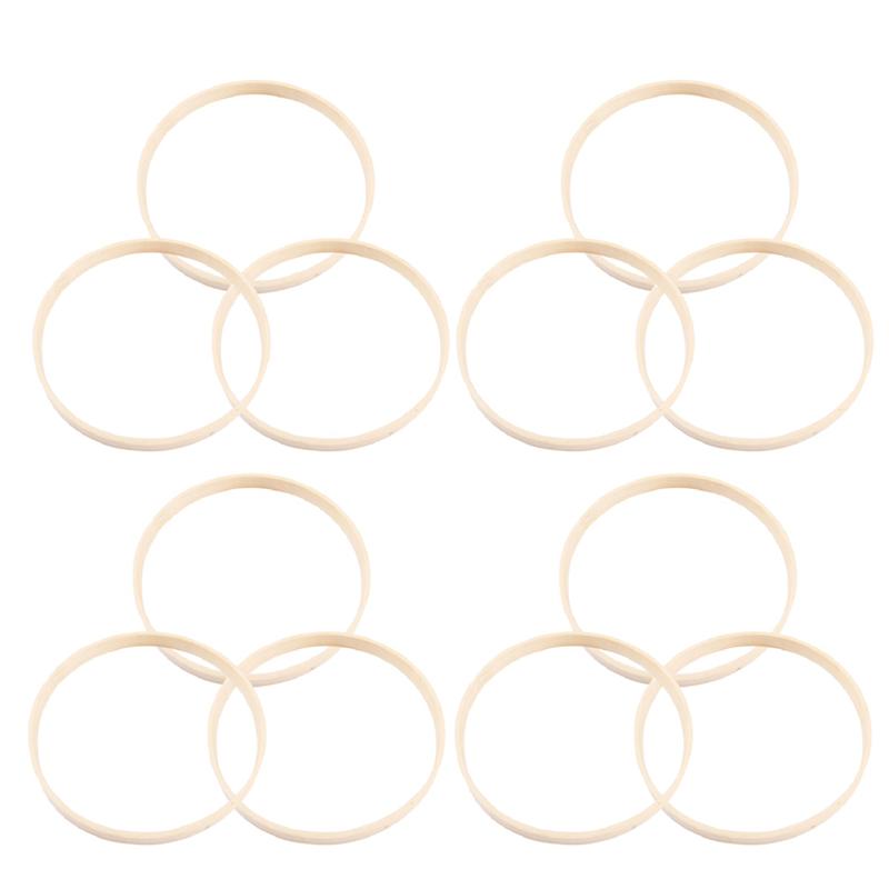 12 stuks dromenvanger ronde ring diy ronde ring dromenvanger bamboe ronde ring  (36/30/26/23/20/17/15/10cm): 36cm