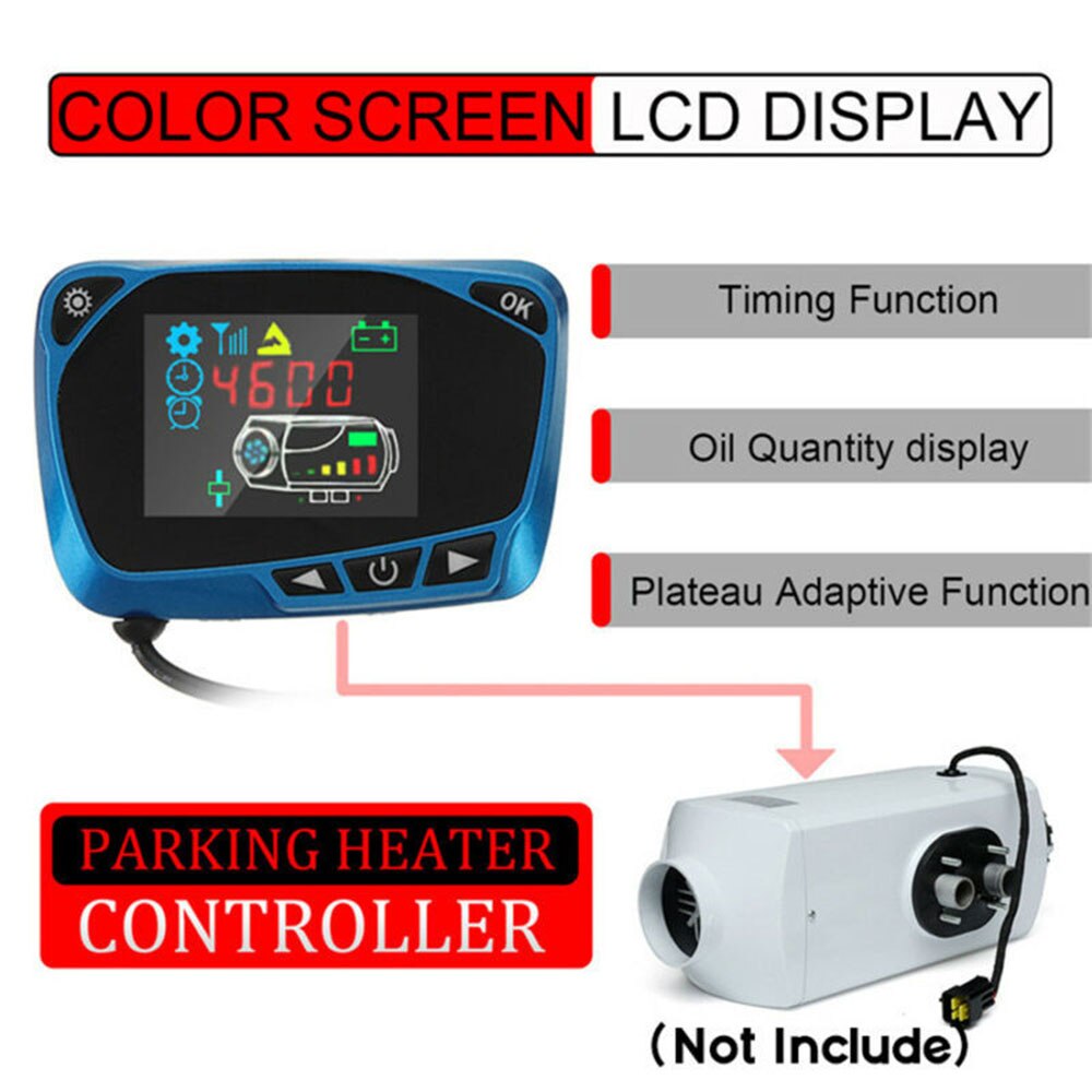 12V LCD Display Monitor Switch W/Afstandsbediening Voor Auto Diesels Air Heater Kit