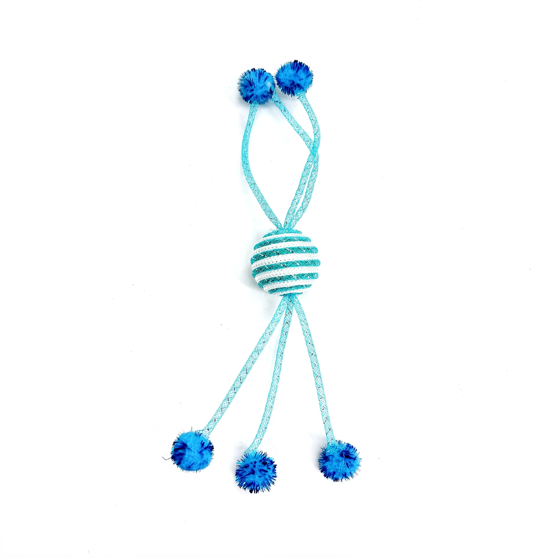 Jouet pour chat, bâtons pour chats, cordes interactives, jouets pour chiens de compagnie, taquin, boule de laine résistante aux morsures, accessoires Gatos: S / green