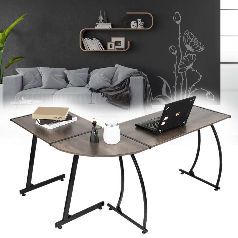 Bureaux fonctionnels en forme de L bureau coin grand ordinateur portable étude Table de jeu poste de travail maison bureau meubles coin bureau HWC