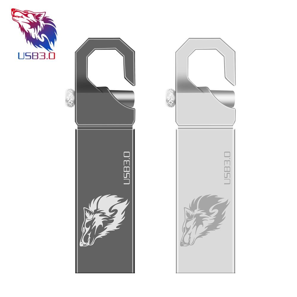 Metalen pen drive 3.0 metalen usb flash drive 128gb 64gb 32gb hoge snelheid 16gb 8gb 4gb geheugen flash usb 3.0 stick
