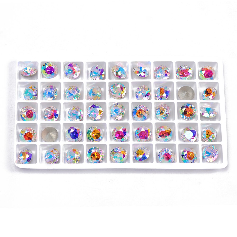 1088 K9 Charms Chaton Cut Crystal Ab Vorm Glas Kristal Naaien Klauw Steentjes Diy Kleding Bruiloft Accessorie Voor Kleding