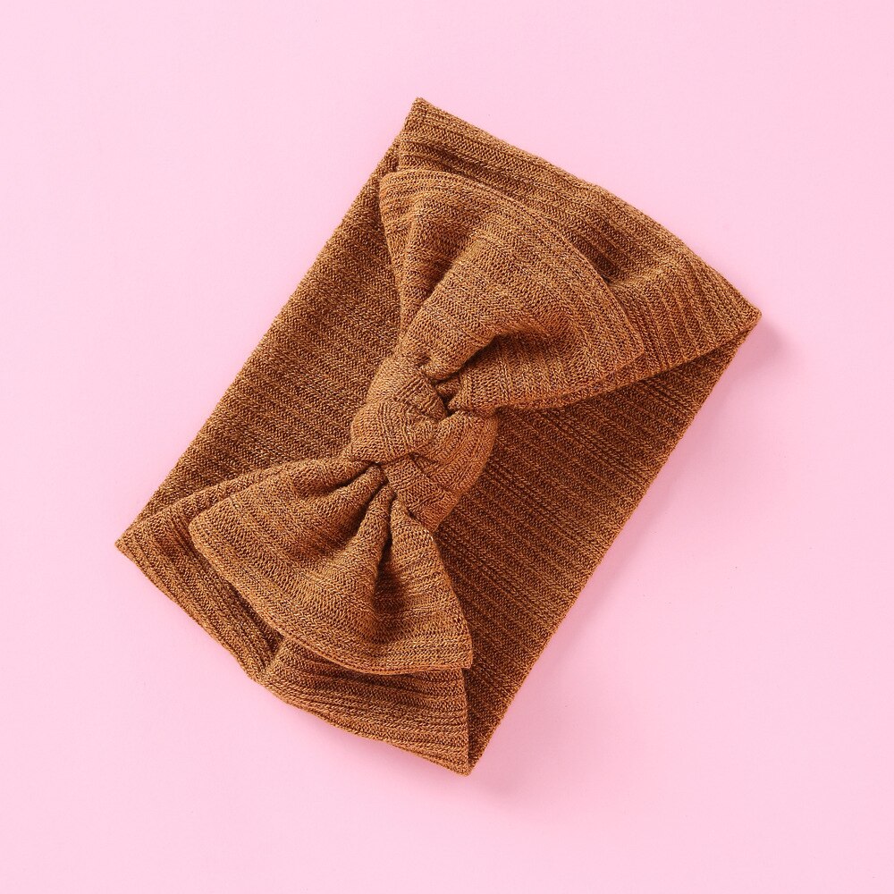 Winter Baby Hoofdband Wollen Meisjes Wide Headwrap Snoep Kleur Kinderen Oor Warmer Haarbanden Pasgeboren Tulband Zachte Hoofdbanden: 9