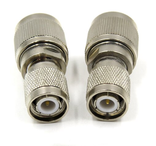 Adaptador UHF a TNC, 1 Uds., macho a TNC macho, conectores Coaxial rectos RF