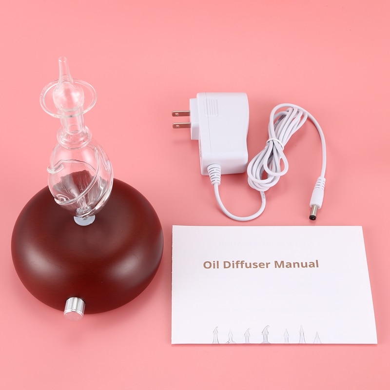 -Wood Grain Anion Aroma Diffuser Home Essential Oil Diffuser