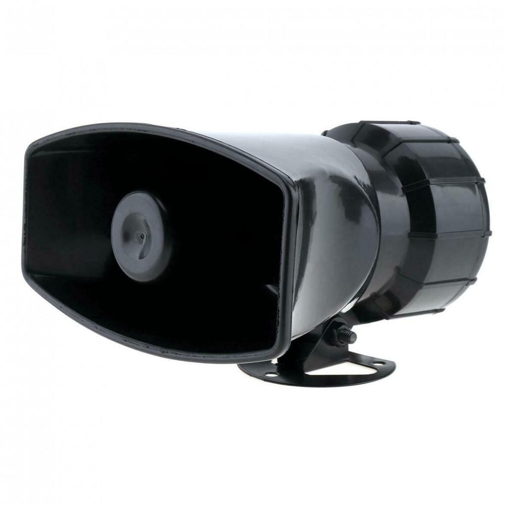 100W 12V 7 Tone Sound Emergency Siren Car Horn Loud Speaker Car Truck Police Fire Air bugle PA Speaker with MIC Car Accessories