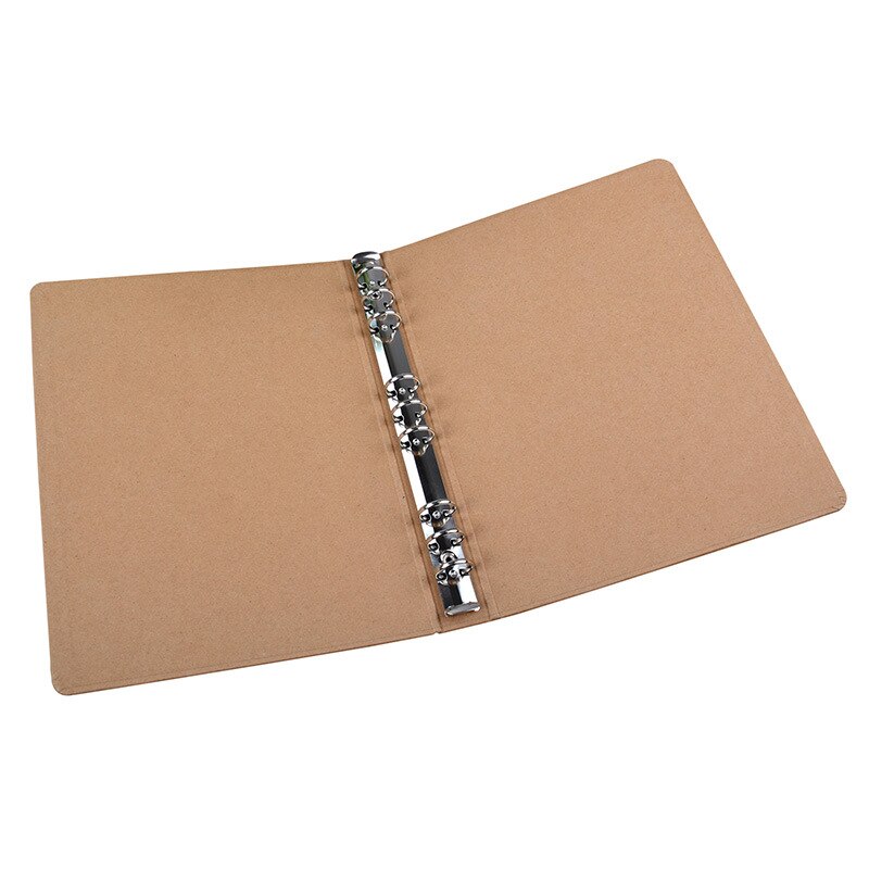 Classeur Kraft Vintage A4/A5/B5/A6, 4 modèles avec Clip, papeterie fournitures scolaires et de bureau