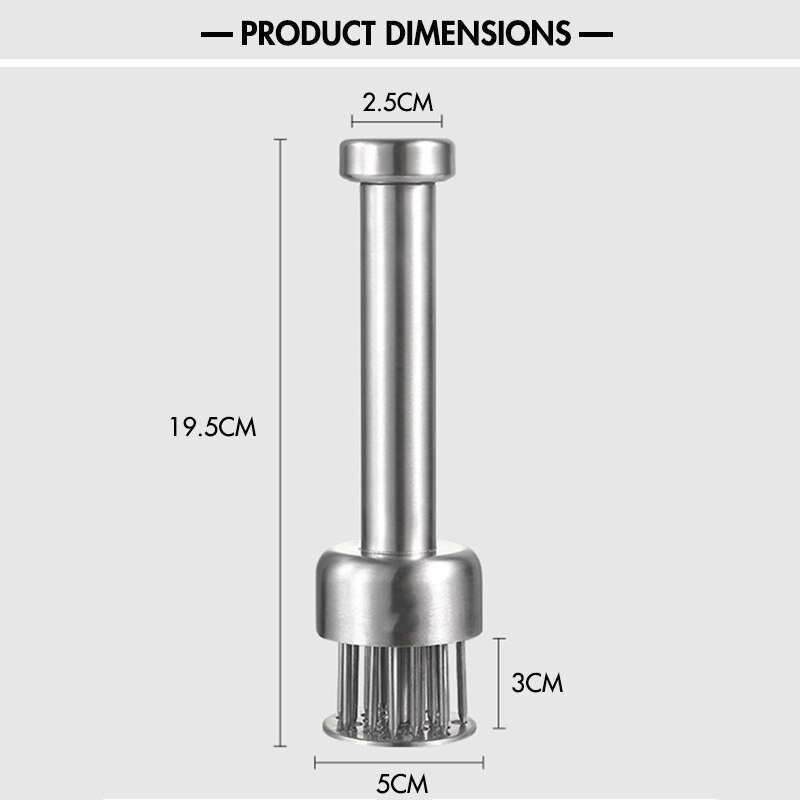 304 Rvs Vleesvermalser Duurzaam 21 Ultra Scherpe Naald Blade Tenderizer Voor Steak, Rundvlees-Keuken Koken Gereedschap