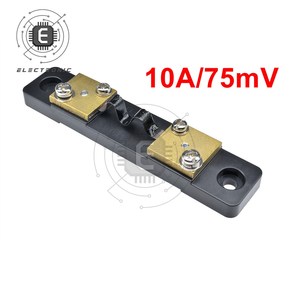 10A/20A/30A/50A/100A 75mV Current Shunt Resistor for Digital Voltmeter Ammeter Wattmeter Meter External Shunt FL-2: 10A 75mV