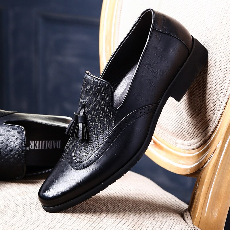 Alexbu frühling herren abendschuhe lederschuhe mann klassische Geschäft büro hochzeit schuh Unterhose an oben