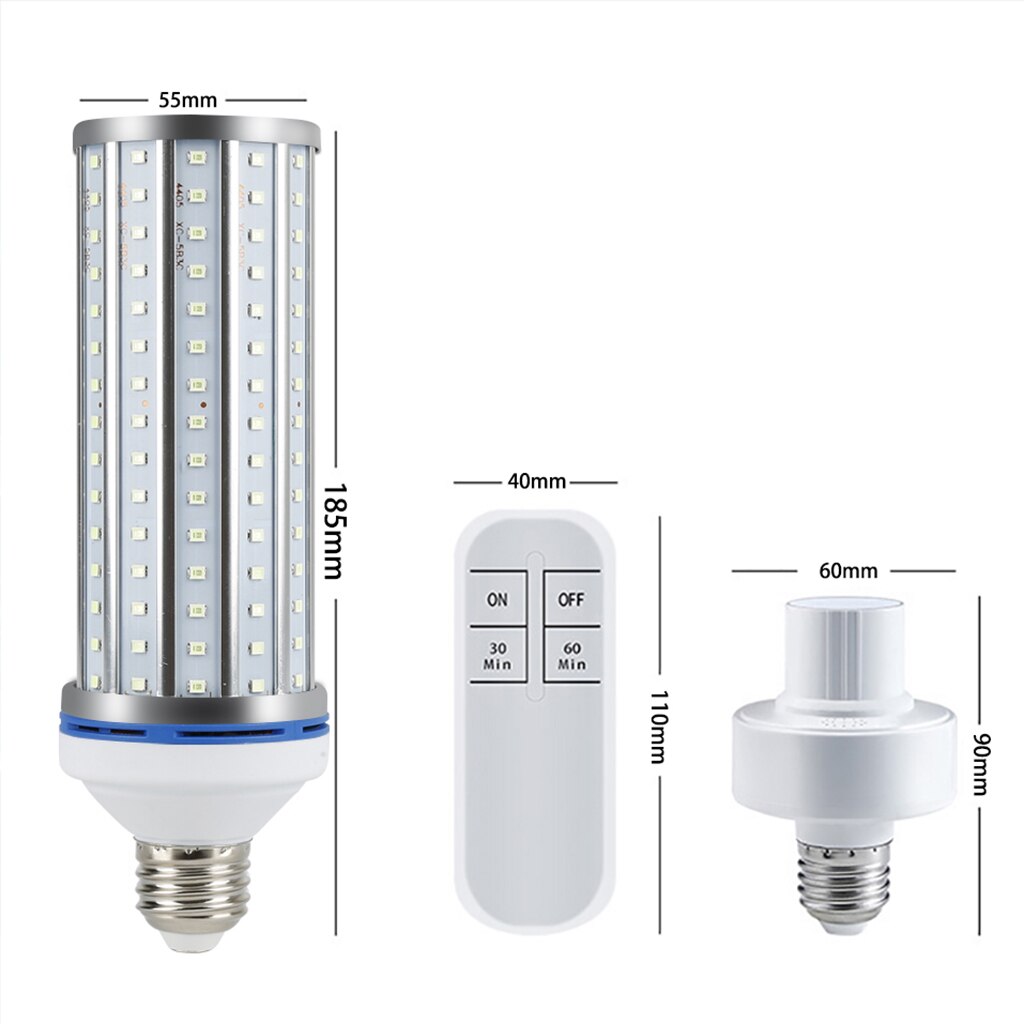 UVC Germicidal Bulb 100w E26/E27 Screw Socket UV Light Bulb 110 Volt, UVC Ozone Free