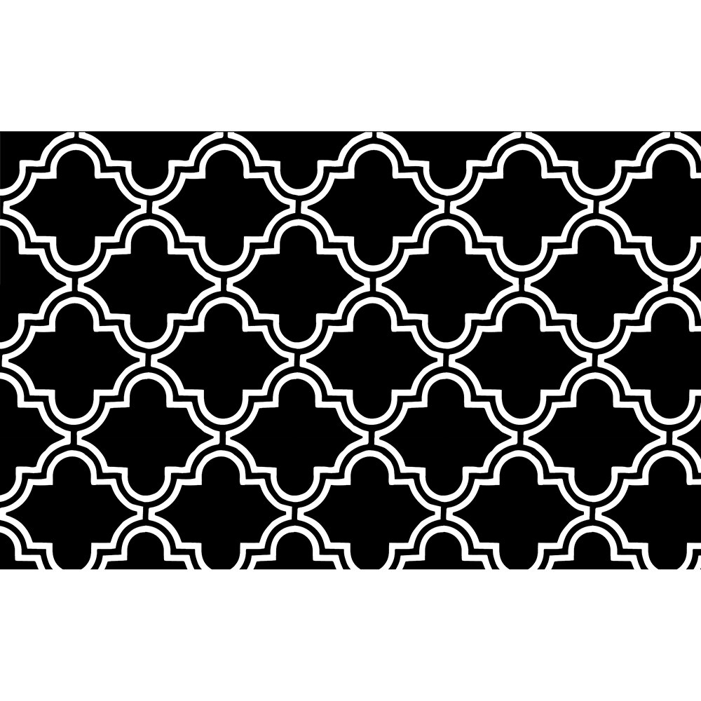 Lang gulvmåtte skridsikker dørmåtte komfort gulv perfekte tæpper til køkken badeværelse og stående skriveborde vaskbare tæpper: Sort / 50 x 160cm