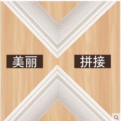 Zelfklevende plint muursticker grens decoratie strip plafond sticker plint taille lijn 3D driedimensionale foam soft