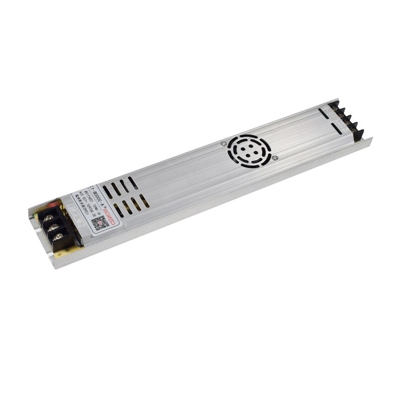 Ultra tynd led strømforsyning  dc 5v 12v 24v lystransformatorer 60w 100w 150w 200w 300w 400w ac190-240v driver til led strips