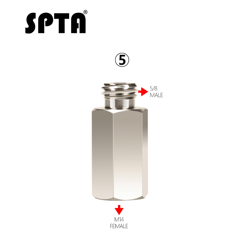 SPTA wiertarka Aapter gwint robić nakładka polerska i haczyk pętla zwolennik płyta podkładka robić polerki i polerki 5/8 "lub gwint M14 1 szt.-wybierz jeden: 58-11 change to M14