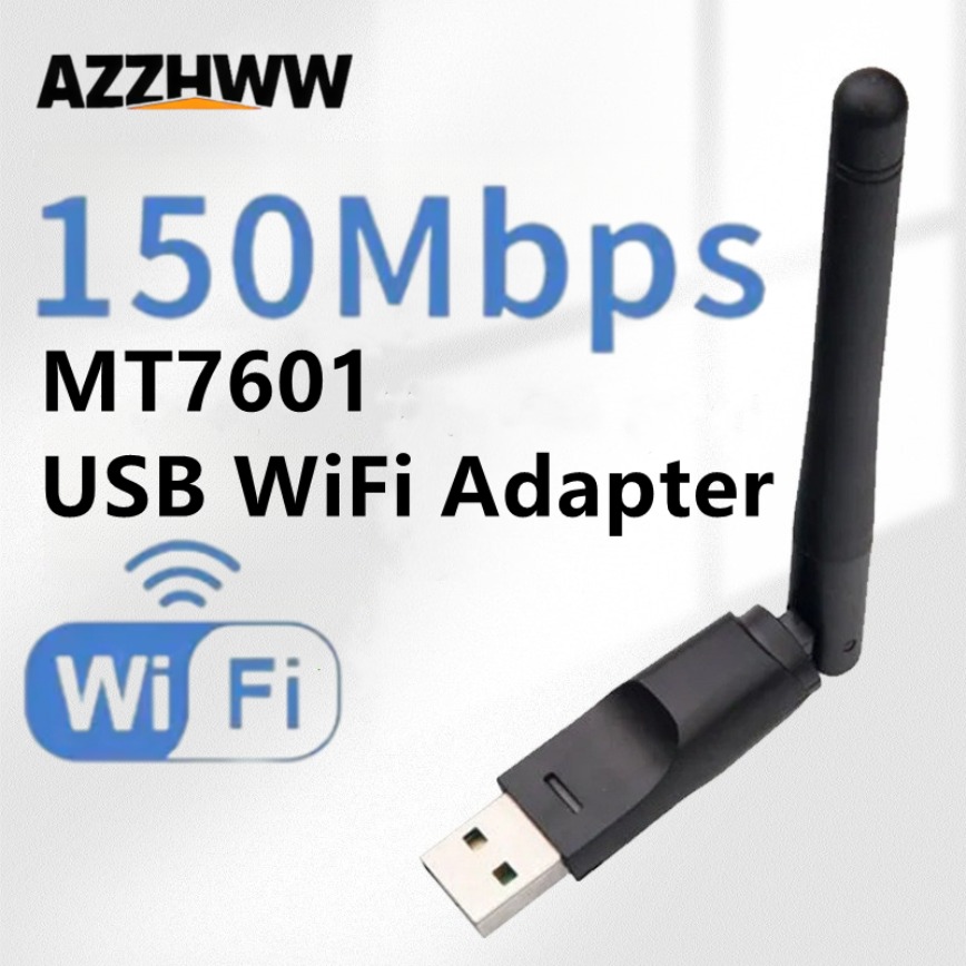150Mbps USB WiFi Adapter 2.4GHz With Antenna MT7601 USB Wireless Network Card 802.11n/g/b Ethernet dongle LAN PC WiFi Receiver