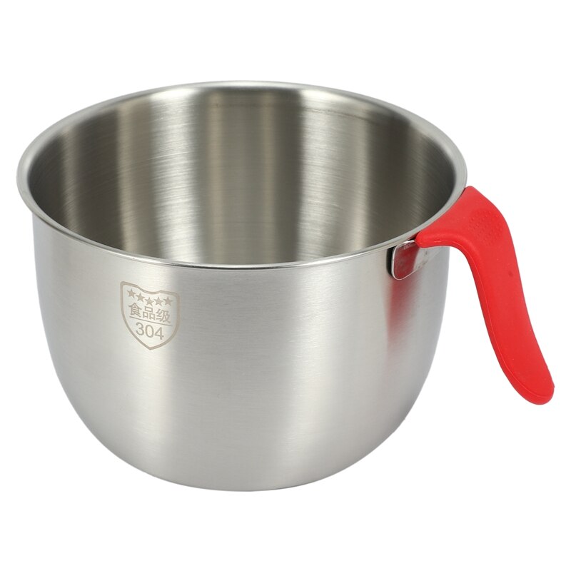Stainless Steel Mixing Bowls with Handle DIY Cake Salad Grater Kitchen