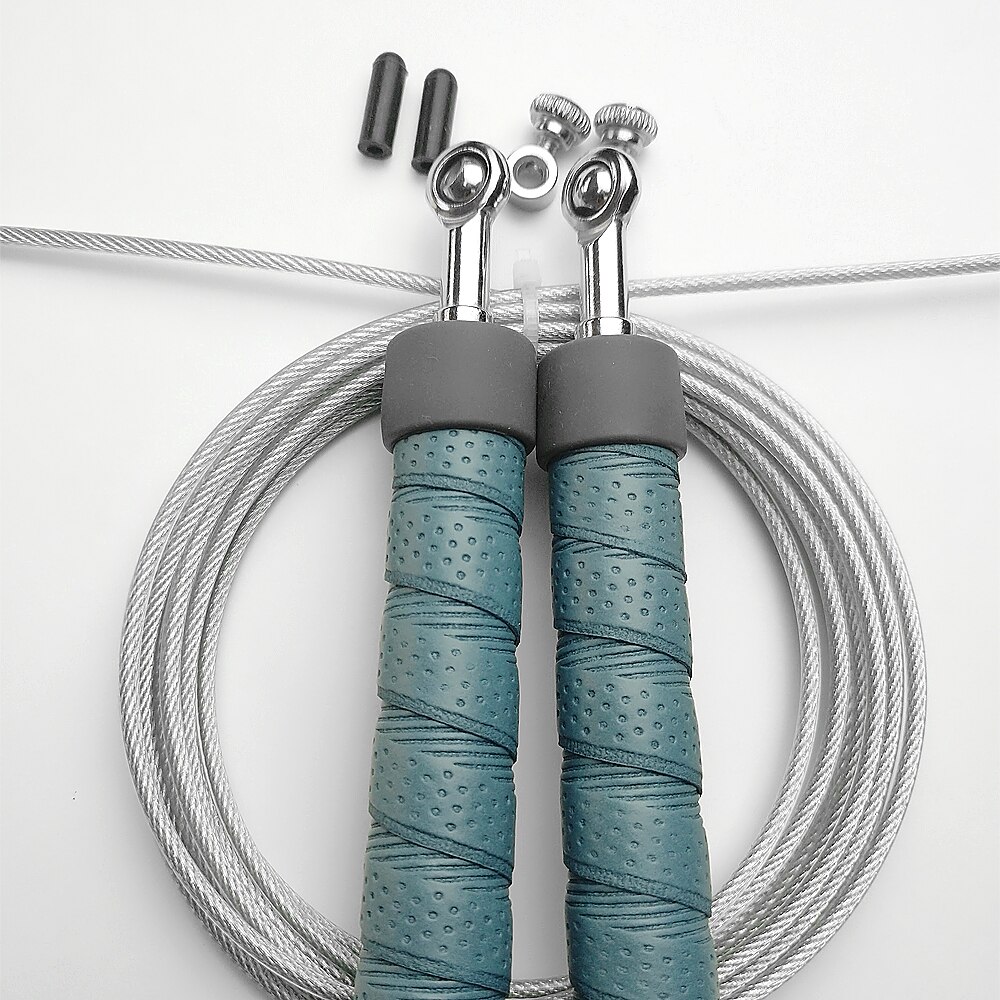 Cuerdas de salto de Fitness 3M con mango de PU, ajustador de soga de velocidad rápida, equipo para Crossfit de gimnasio, equipo para ejercicios y Deportes