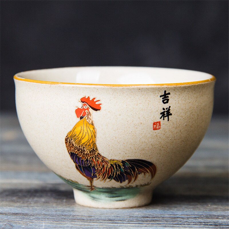 Whyou 1 Stuk 100/110Ml Vintage Wijnglas Theekopje Retro Thee Enkele Cup Kom Relatiegeschenk Drinken Ware Theewaar