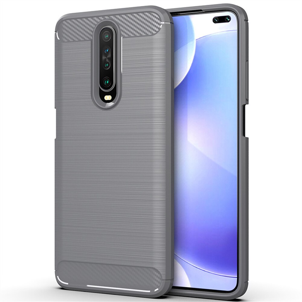 Voor Xiaomi Redmi K30 Case Carbon Fiber Cover Shockproof Phone Case Voor Redmi K 30 K30 Pro Cover Flex Bumper duurzaam Shell