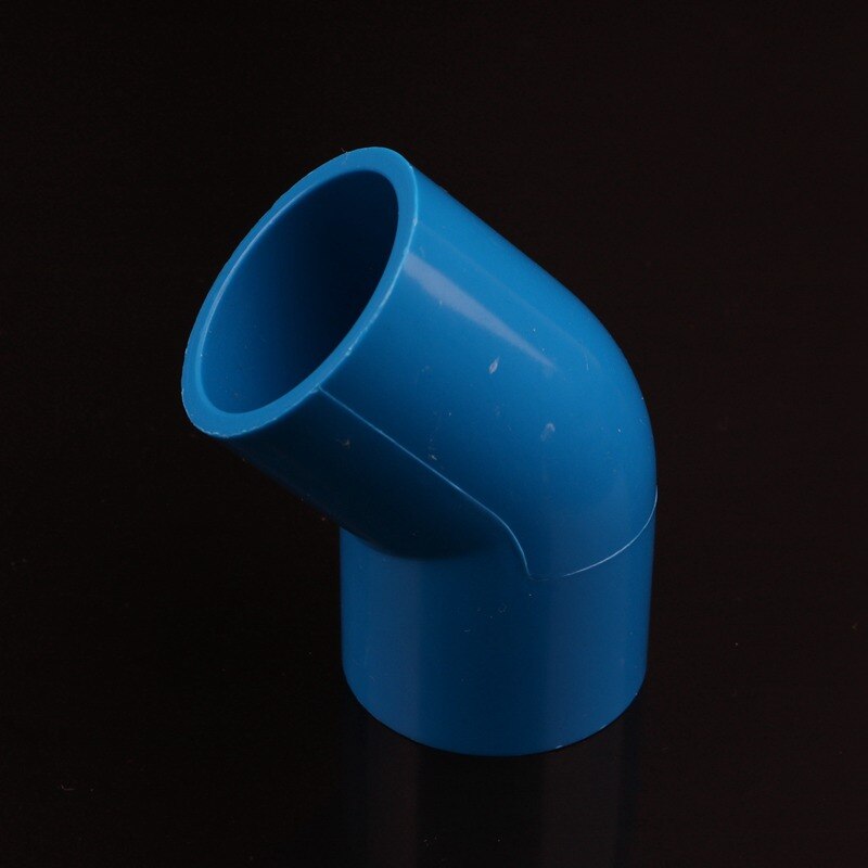 1pcs 32mm 40mm 50mm PVC Pipe 45 Degree Elbow Connector Water Tank Joint Aquarium Supplies Garden Irrigation Tube Accessory: 32mm / Blue