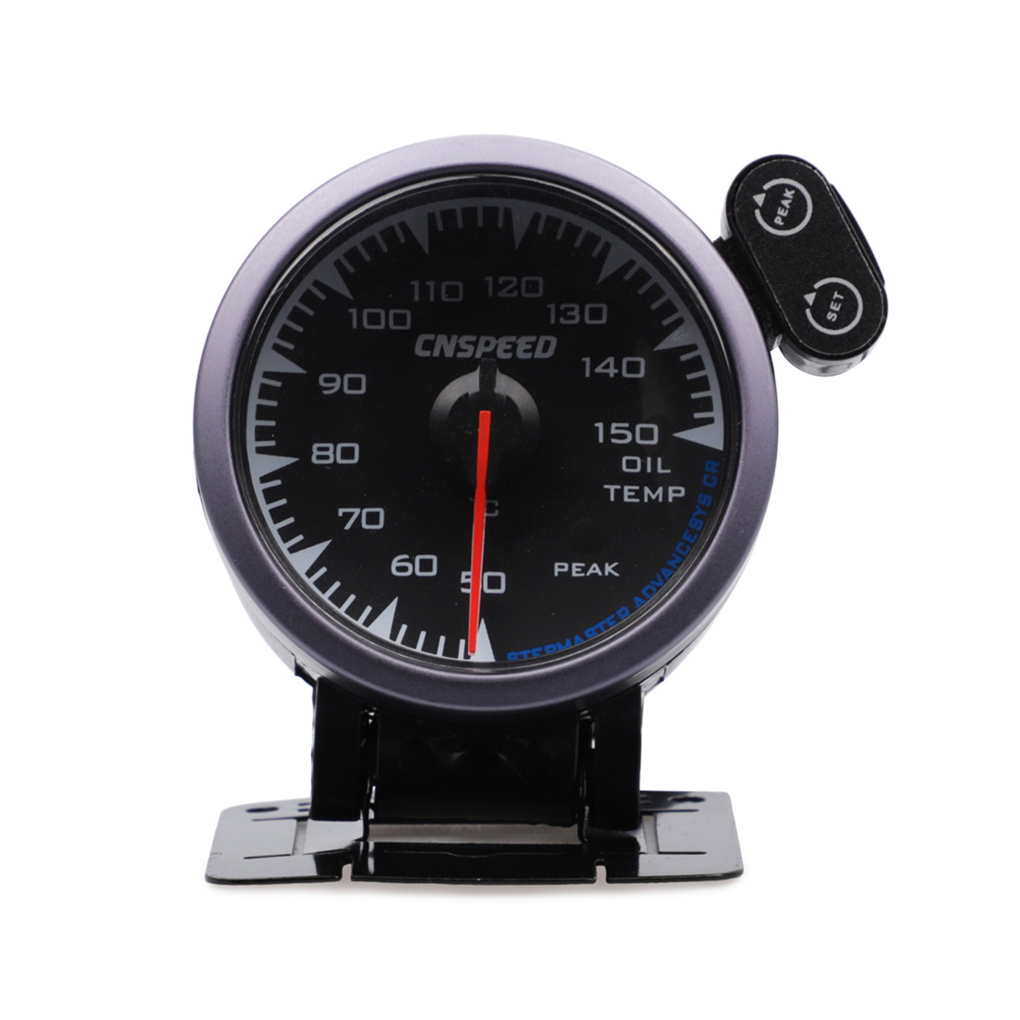 Universal Car Oil Temperature Gauge 12V 2.5 Inch 60mm 7 Color Engine Oil Temp Meter Gauge