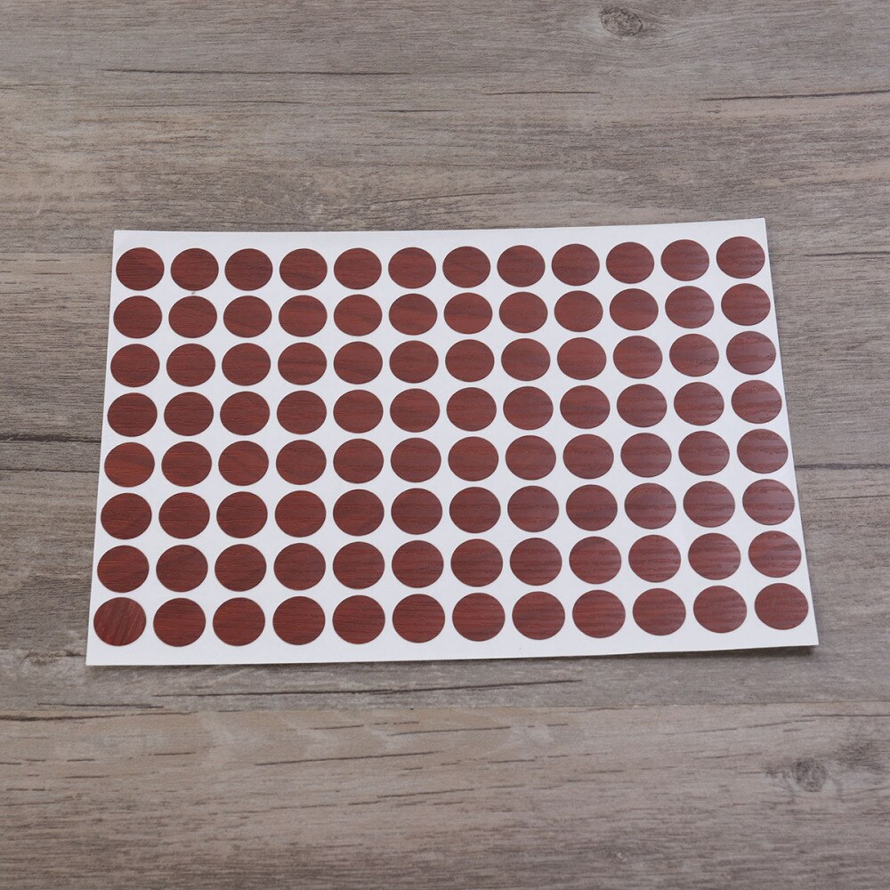96pcs/sheet Screw Hole Cover Decorative Screw Hole Cap Sticker Decal for Desk Furniture Chair