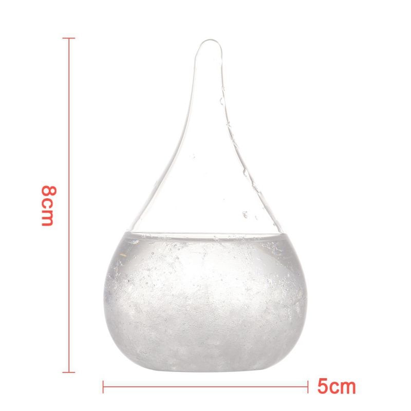 Stylish Desktop Weather Forecast Water Glass Bottle Barometer Bottles Weather Station
