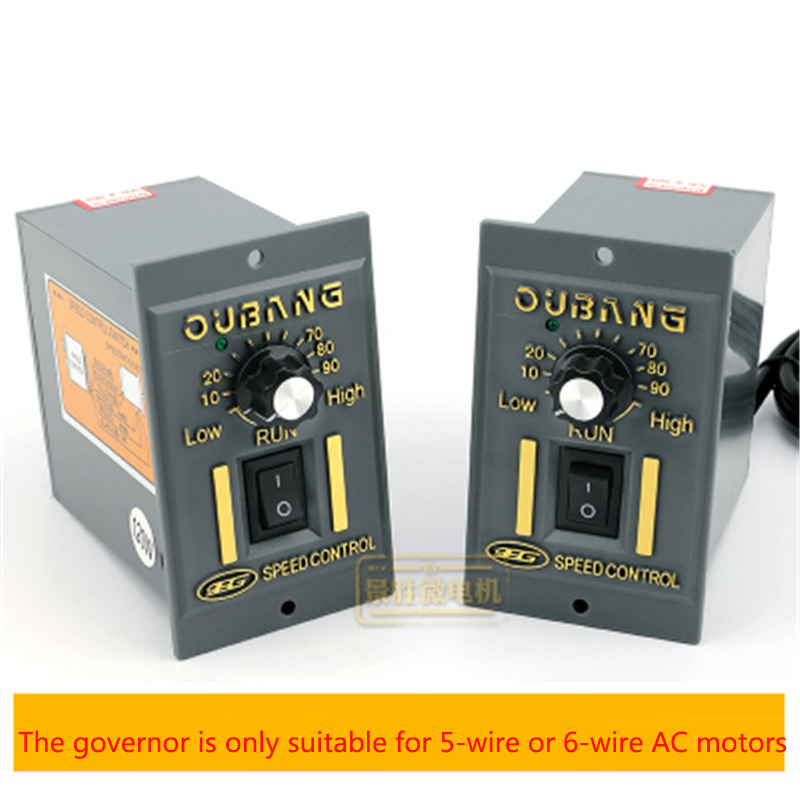 AC Motor Speed Controller 220 V Electric Motors 6W-400W AC220V Volt 50hz 60hz Adjust Control Speed Forward Reverse Motor 220V