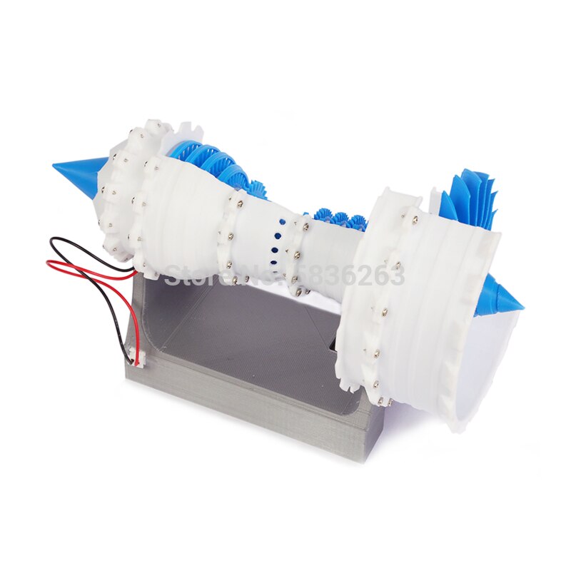 Moteur aéromoteur imprimé en 3D, Type Turbofan, Type ordinaire et électrique, bricolage,