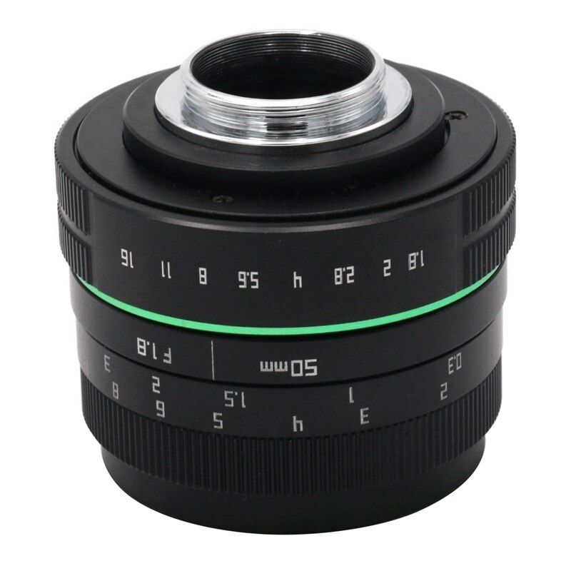 Camera Lens 50Mm F1.8 APS-C Cctv Tv Movie Lens + C-NEX Adapter Ring Voor Sony Mini Slr Camera