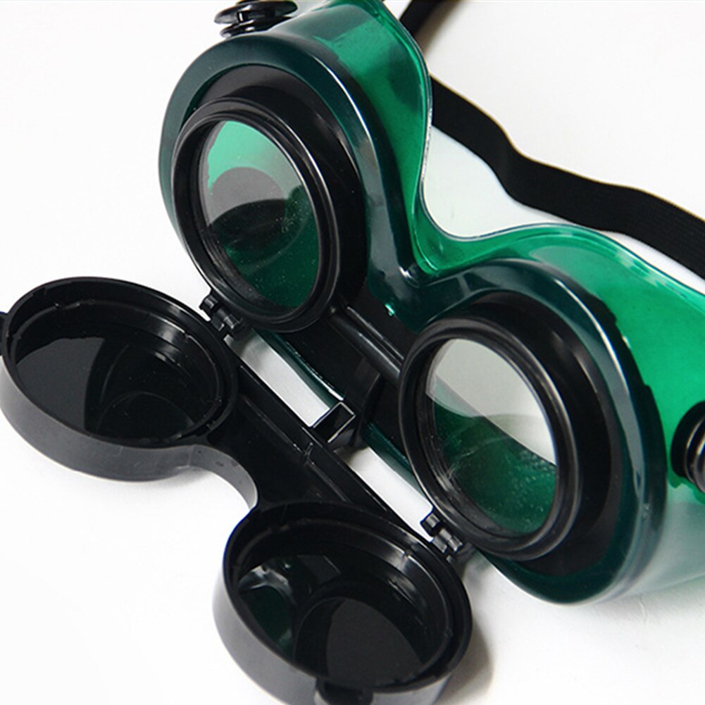 Lunettes de Protection des yeux, cadre souple, verres de sécurité, coupe rabattable, Durable, deux couches de soudure, brasage industriel