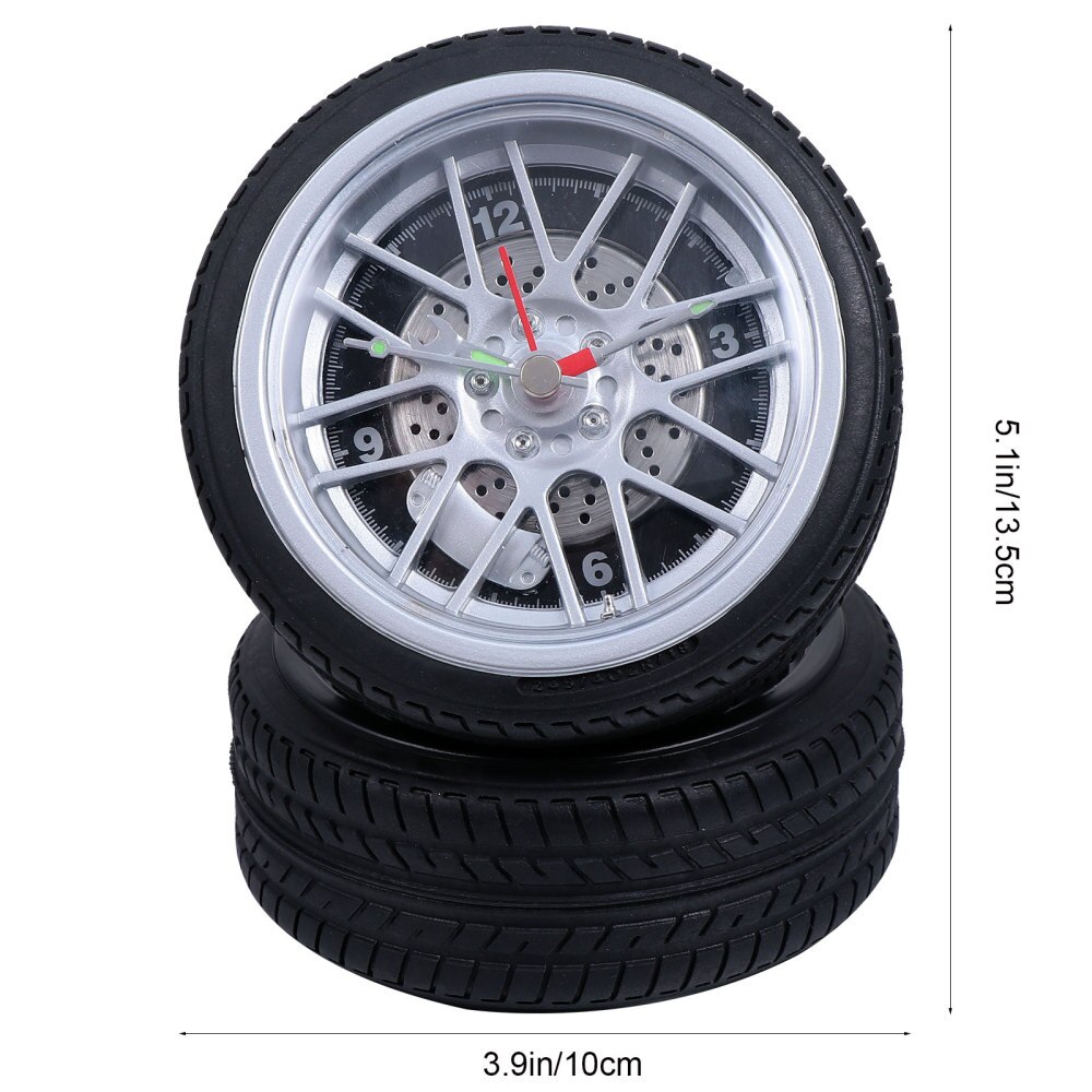 Tire Alarm Clock Decorative Clock Bedside Clock Tyre Clock