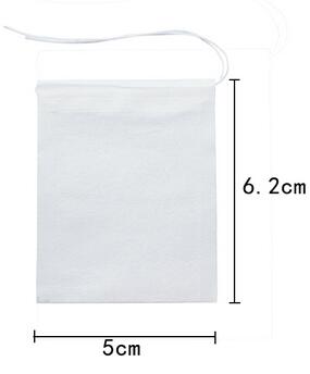 3 Sizes 100 pcs/Lot Teabags Empty Scented Tea Bags With String Heal Seal Filter Paper for Herb Loose Tea Bolsas de te: S