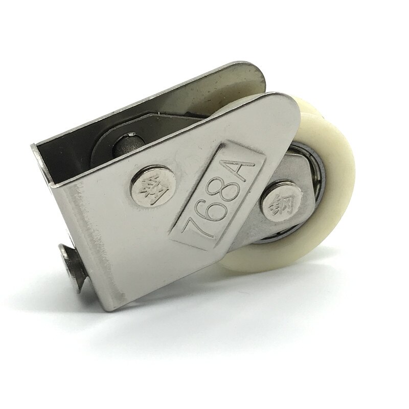 Rodillos de aleación de aluminio para puertas y ventanas, poleas de acero inoxidable, ruedas de rodamiento para puertas y ventanas corredizas antiguas