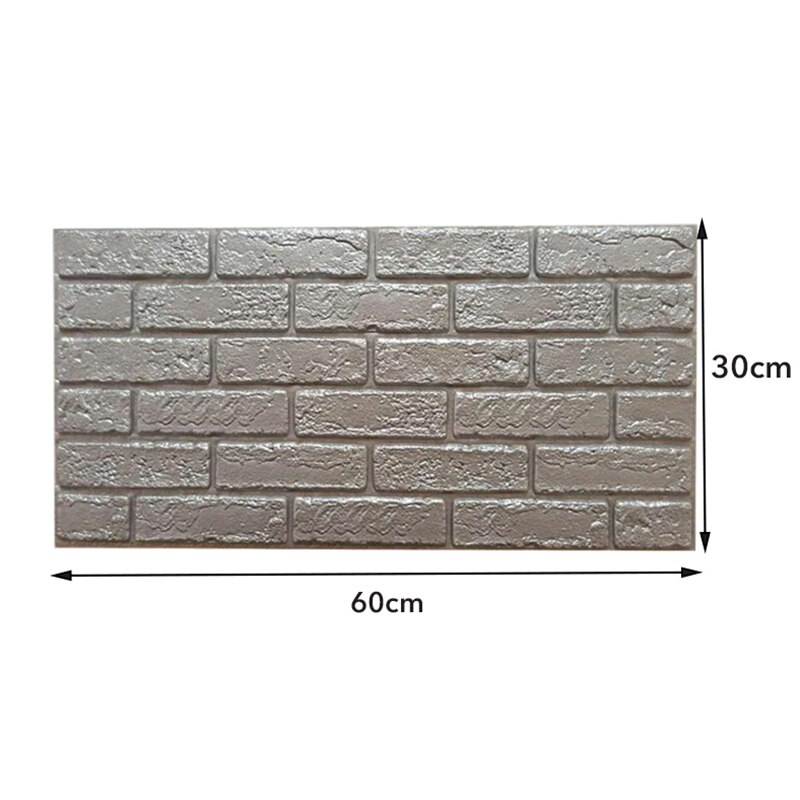 3D Imitatie Baksteen Muurstickers zelfklevende Panel Decal Zelfklevende Behang Zachte Pack Keuken Woonkamer Achtergrond decor: 22