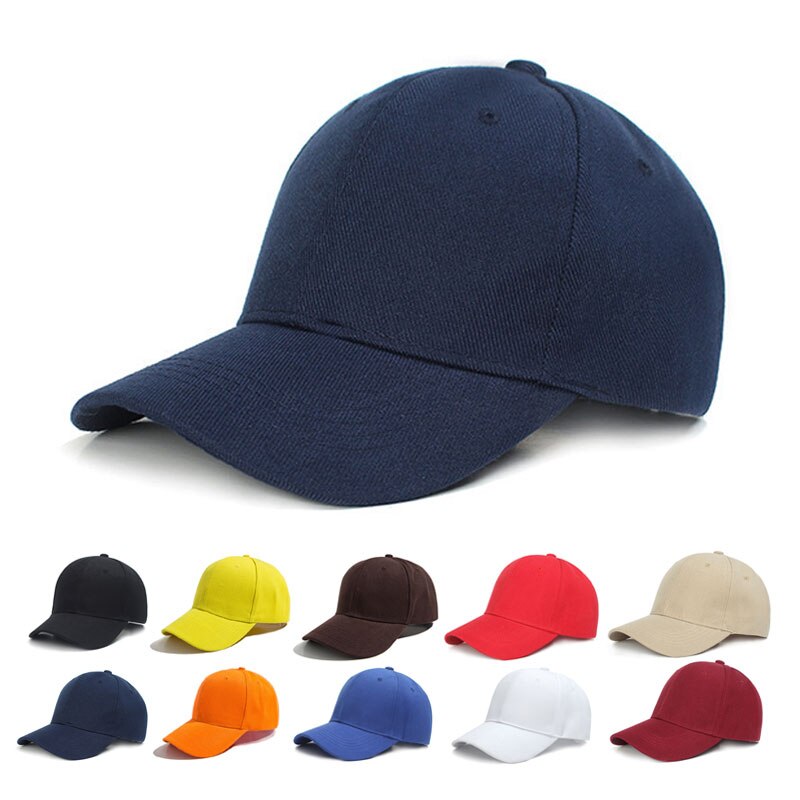 Women Men Hat Curved Sun Visor Light Board Solid Color Baseball Cap Men Cap Outdoor Sun Hat Adjustable Sports Caps in Summer