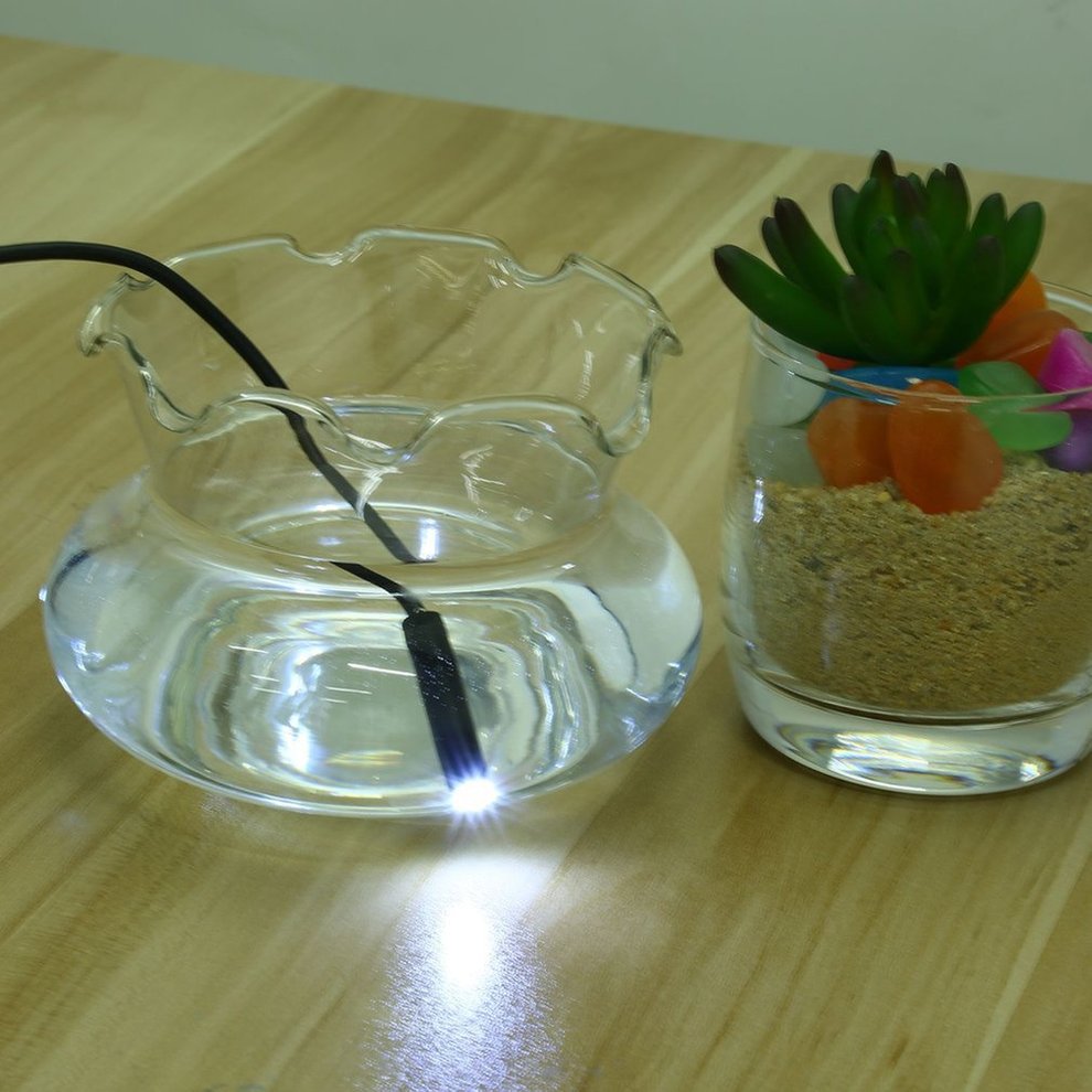 1 M /7mm Lens USB Cable Mini Rigid Inspection Camera Snake Tube Waterproof Endoscope Borescope with 6 LED for Android Phone