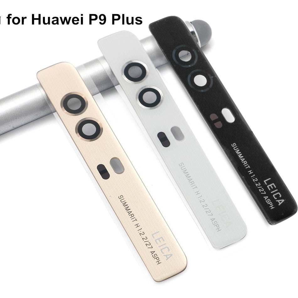 Für Huawei P9 Plus Batterie Tür Top Abdeckung mit Zurück Hintere Kamera Glas Objektiv Ersatz Teile