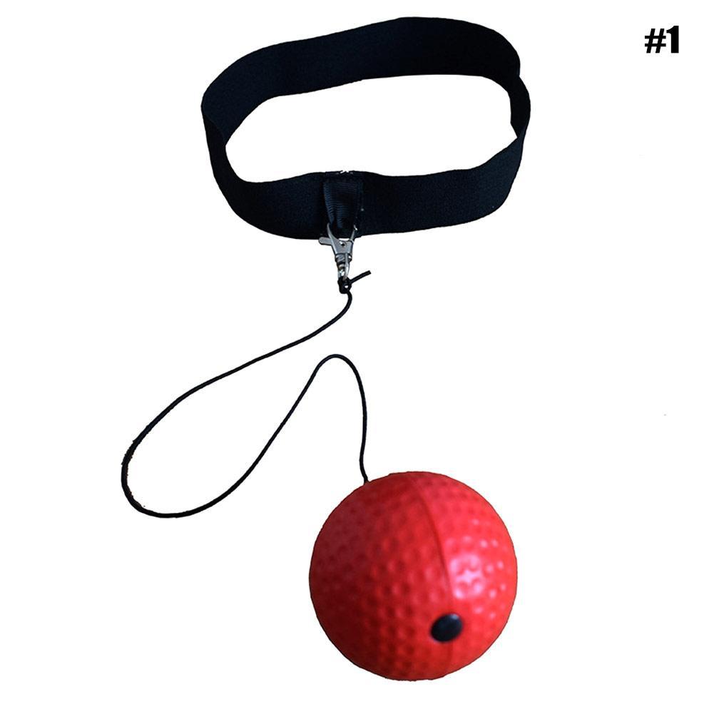 Pu Bal Hoofd Slijtage Speed Bal Boksen Magische Bal Reactie Strijd Coördinatie Vent Snelheid Bal Vermogen Reactie Training Fist: red