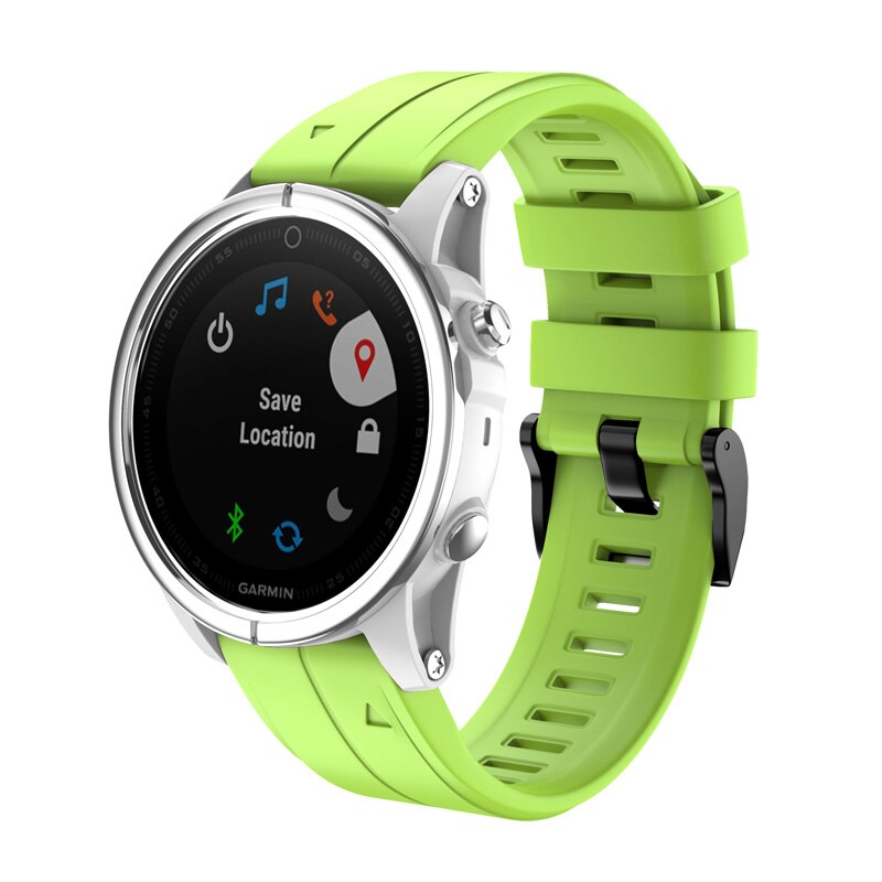 20mm Silikon Uhr Band Gurt Schleife Armbinde für Garmin Fenix 5 S Fenix 5 S Plus SD998