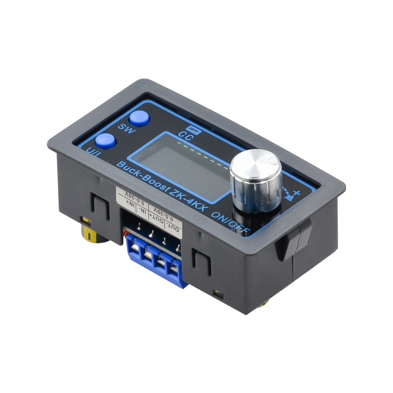 ZK-4KX ZK-5KX DCDC Buck Boost Converter DC CV 0.5-30V 4A 5V 6V 12V 24V Dimmable Power Module Dimmable Lab Power Supply