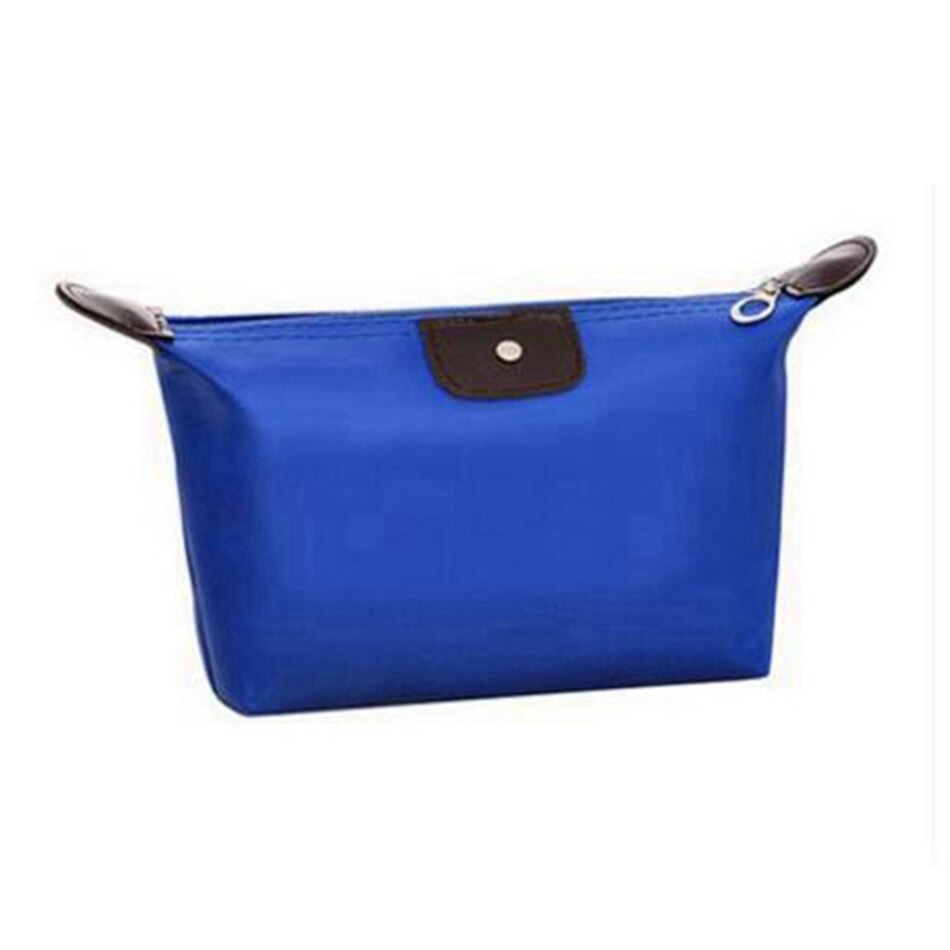 10 Color Dumpling Makeup Bag Solid Color Polyester Cosmetic Bag Around Soft Portable Korean Version Make Up Bag: 8