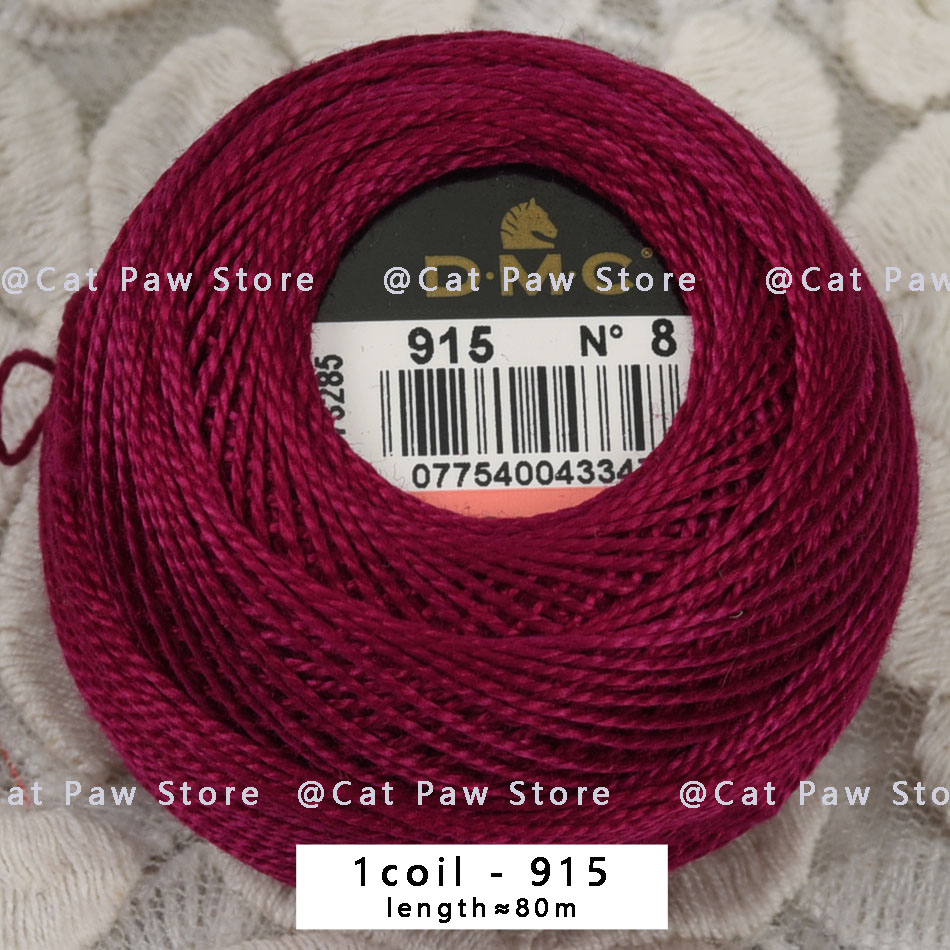 Hilos de punto de cruz DMC originales, hilo de bordar, hilo de moulina, hilo de algodón para gancho, hilo de coser, línea de ganchillo